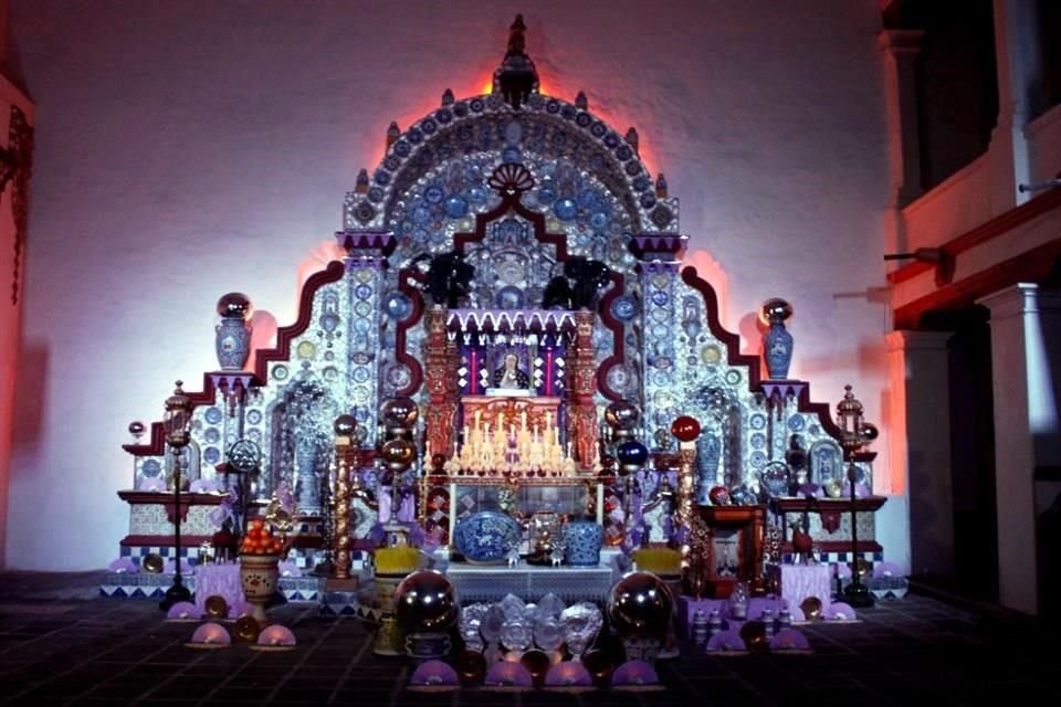 Spíndola fue el artífice del Altar de Dolores en el Museo Casa del Risco en varias ocasiones, como este de 2011.