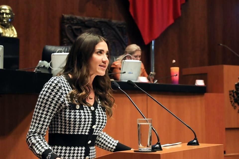 Paloma Sánchez, senadora del PRI.