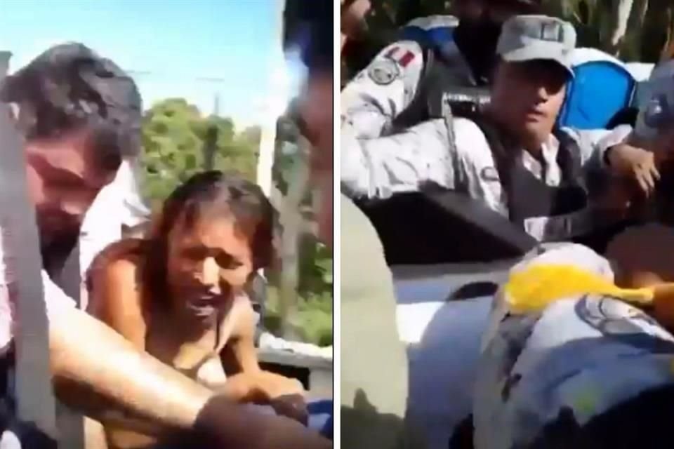 Pobladores se impusieron sobre agentes de la GN y lograron liberar al presunto sobrino de un narcotraficante en Chiapas.