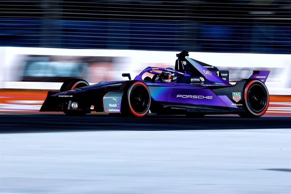 Los Porsche brillaron en la calificación del e-Prix México, con Pascal Wehrlein ganándole la pole position a su compañero Antonio Félix Da Costa