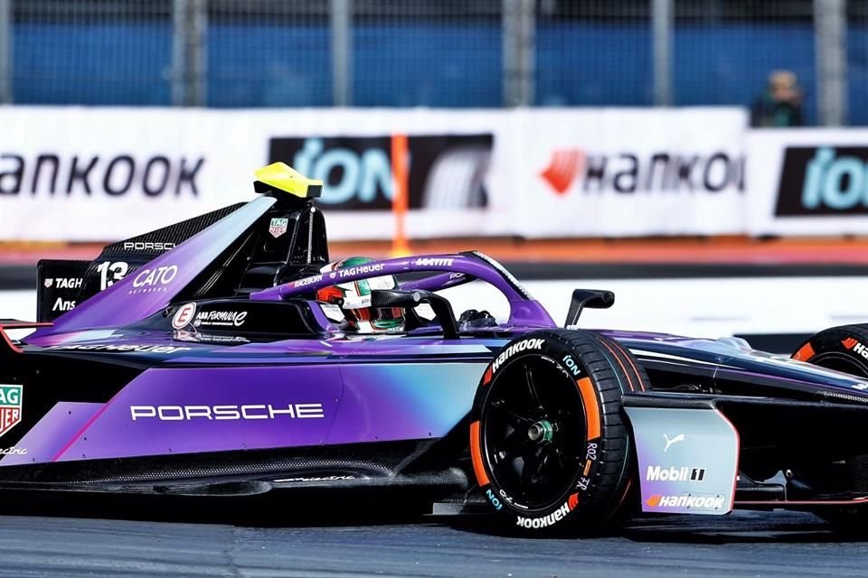 Los Porsche brillaron en la calificación del e-Prix México, con Pascal Wehrlein ganándole la pole position a su compañero Antonio Félix Da Costa