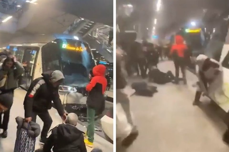 Decenas de heridos dejó el choque de dos trenes en Estrasburgo, Francia.