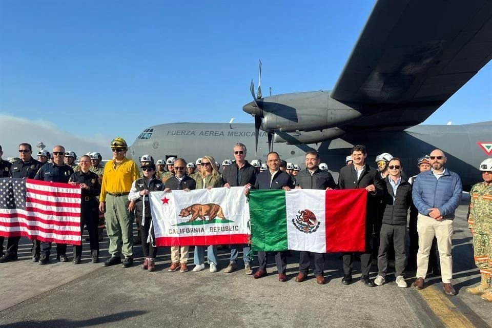 El Gobernador de California, Gavin Newsom, expresó su agradecimiento a Sheinbaum.