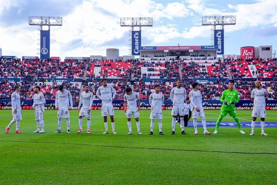 Los 11 Tigres que Pauno envió de inicio ante los potosinos.