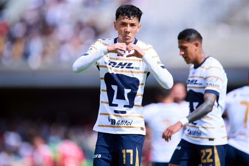 Jorge Ruvalcaba volvió a anotar en partido de Jornada 1 con los Pumas para el triunfo en su debut en el Clausura 2025.