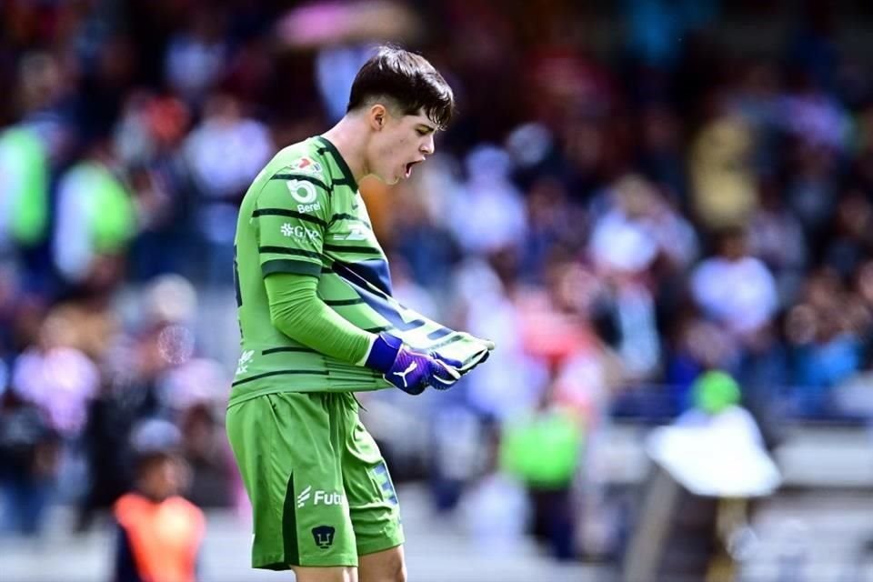 El guardameta de 19 años y canterano de los Pumas, Pablo Lara, tuvo su debut en la Primera División como titular.