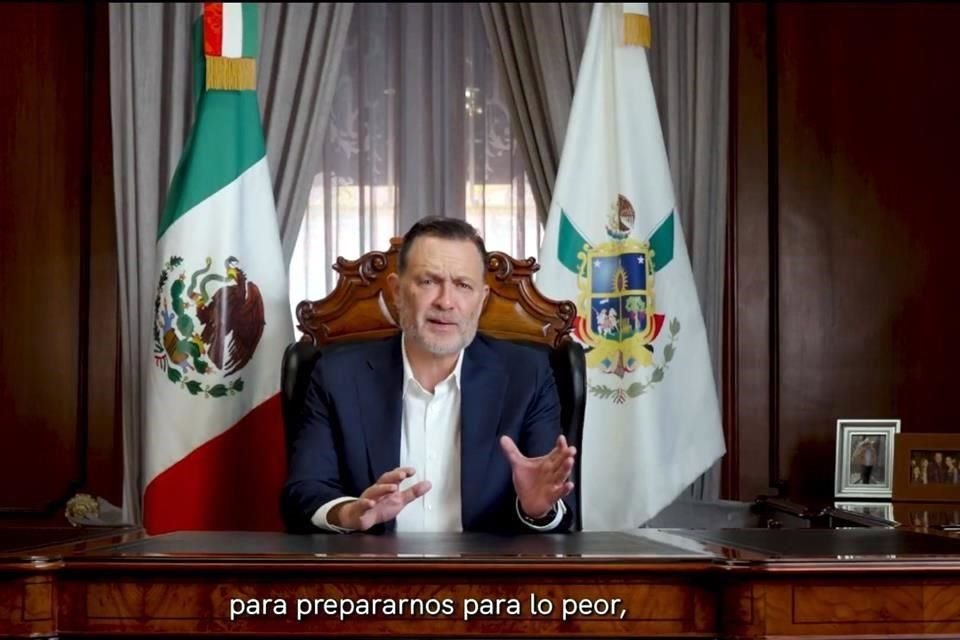 El Gobernador panista de Querétaro, Mauricio Kuri, emitió un mensaje en video sobre una posible situación compleja con el Gobierno de EU.