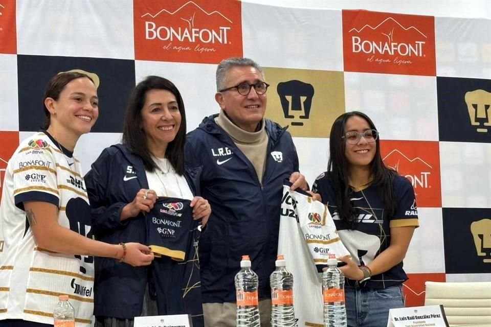 Pumas Femenil también contará con un nuevo patrocinador al firmar un convenio con Bonafont.