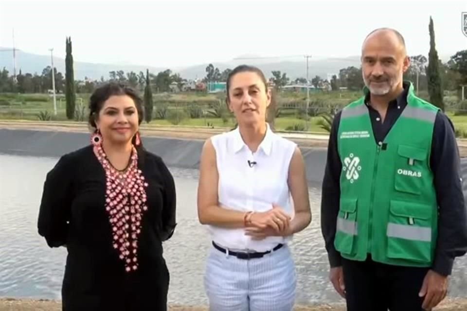 Brugada y Sheinbaum visitaron el parque para anunciar su renovación.