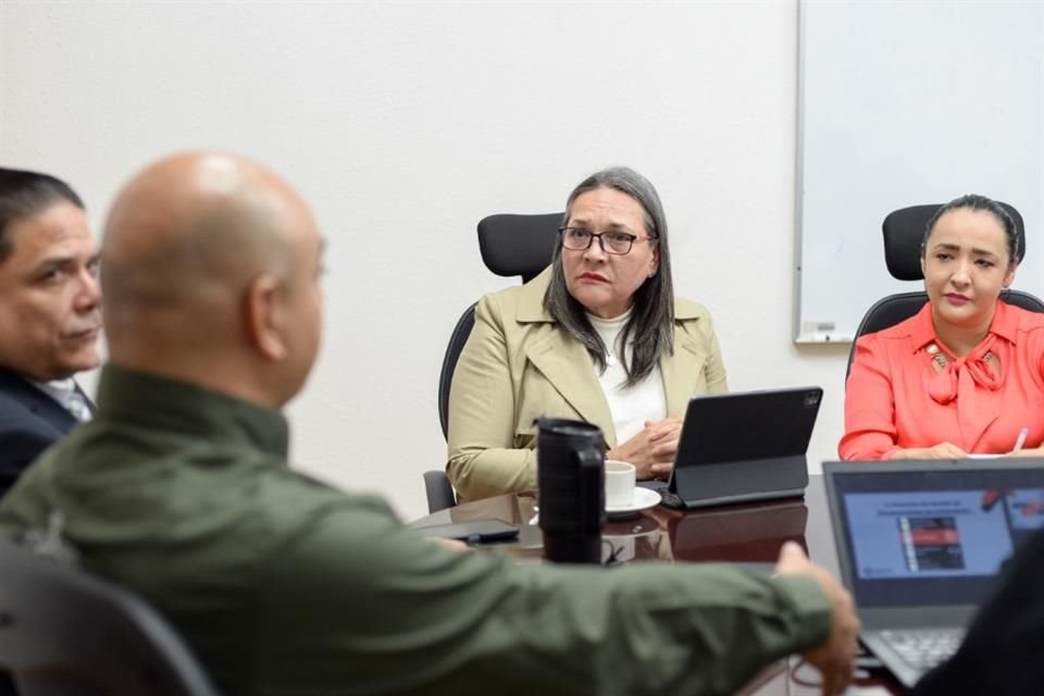 Edna Montoya, titular de la Secretaría de Inteligencia y Búsqueda de Personas, se reunió con  la Comisión de Búsqueda del Estado.