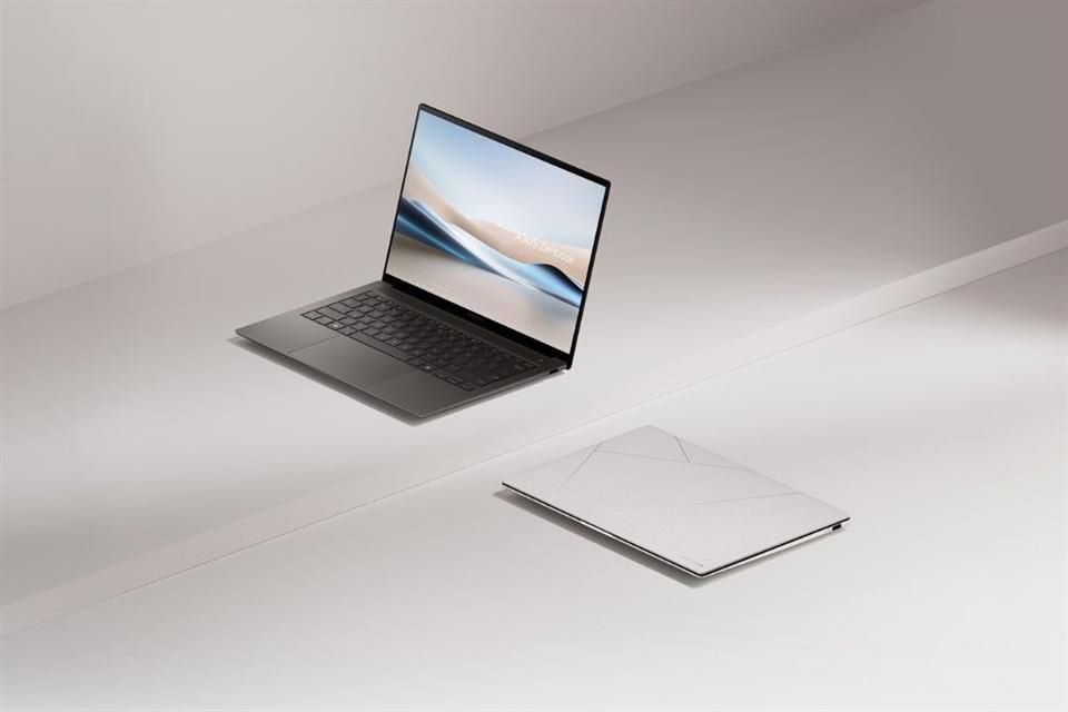 La Asus Zenbook S14 combina potencia y diseño en un cuerpo ultradelgado de 1.1 cm, con una tapa de aluminio cerámico y una pantalla OLED 3K.