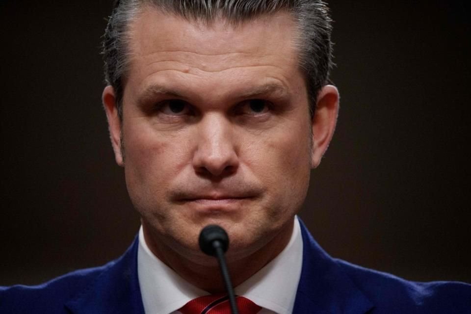 Pete Hegseth durante una audiencia en el Capitolio, el 14 de enero del 2025.