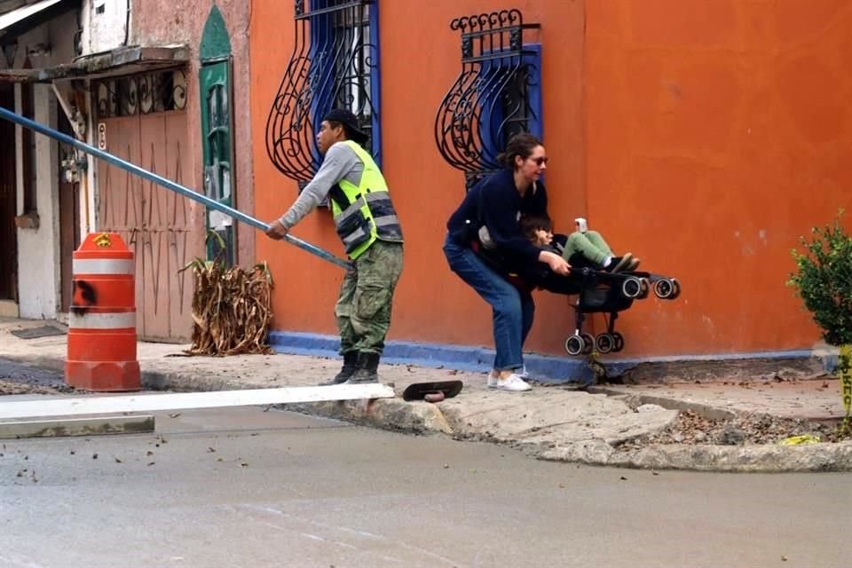 LAS OBRAS. Desde finales de noviembre, la Calle Gobernador Gregorio Gelati comenzó a ser reconstruida, con la demolición de la carpeta asfáltica en seis cuadras.