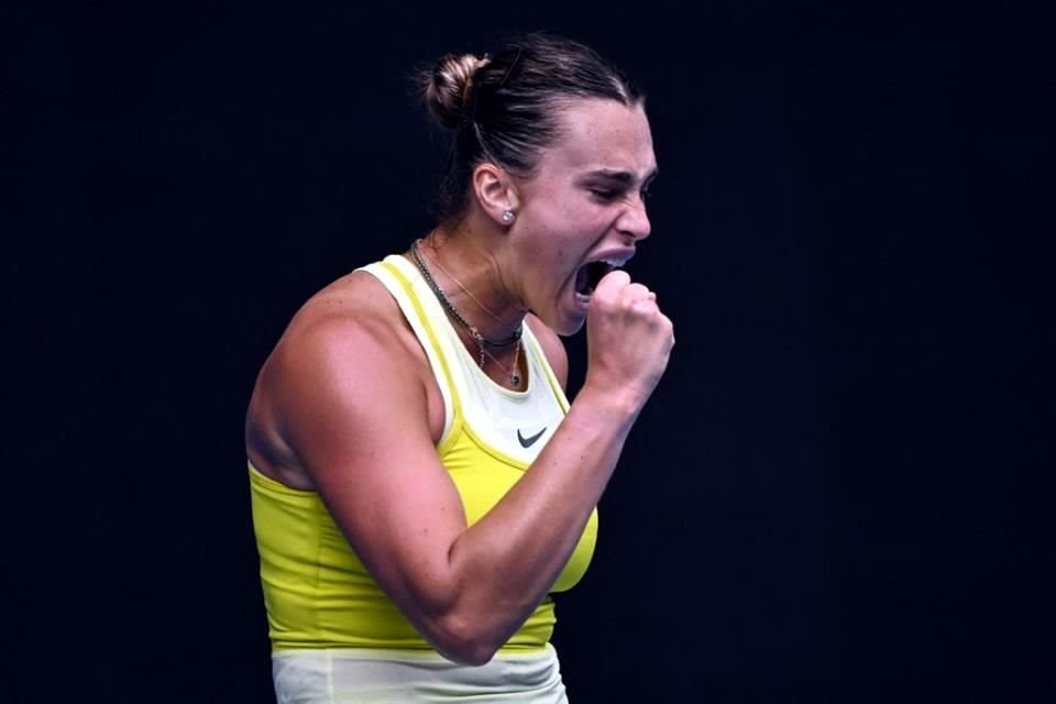 Sabalenka fue mucha pieza para su rival.