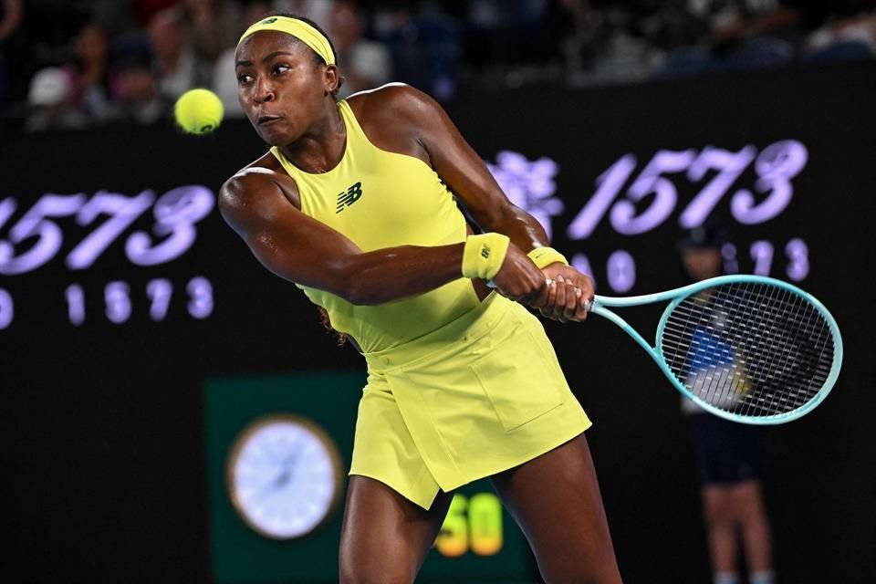 Coco Gauff también avanzó de ronda.