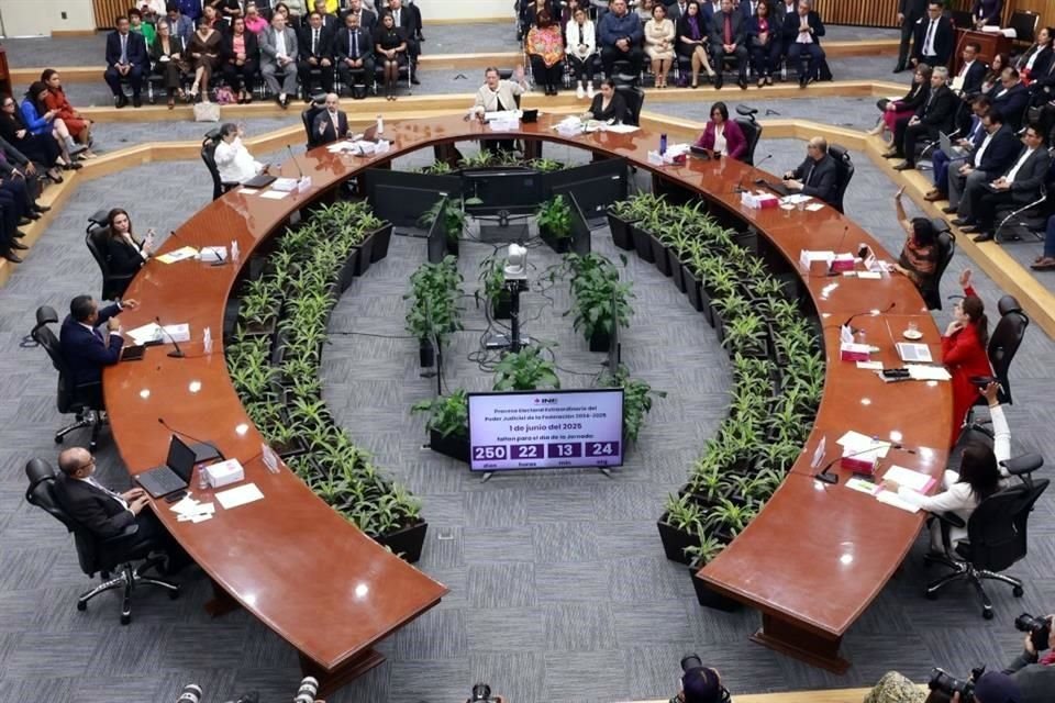 Los principales vacíos detectados por INE se encuentran en las listas de los candidatos del Poder Judicial.