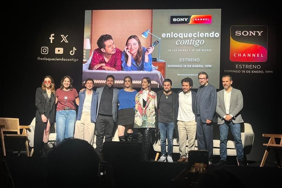 Como parte del elenco de la serie, que estrenará el domingo 19 de enero a las 23:00 horas por Sony Channel, también están Alexis de Anda, Daniel García, Tato Alexander y Ricardo Polanco, entre otros.