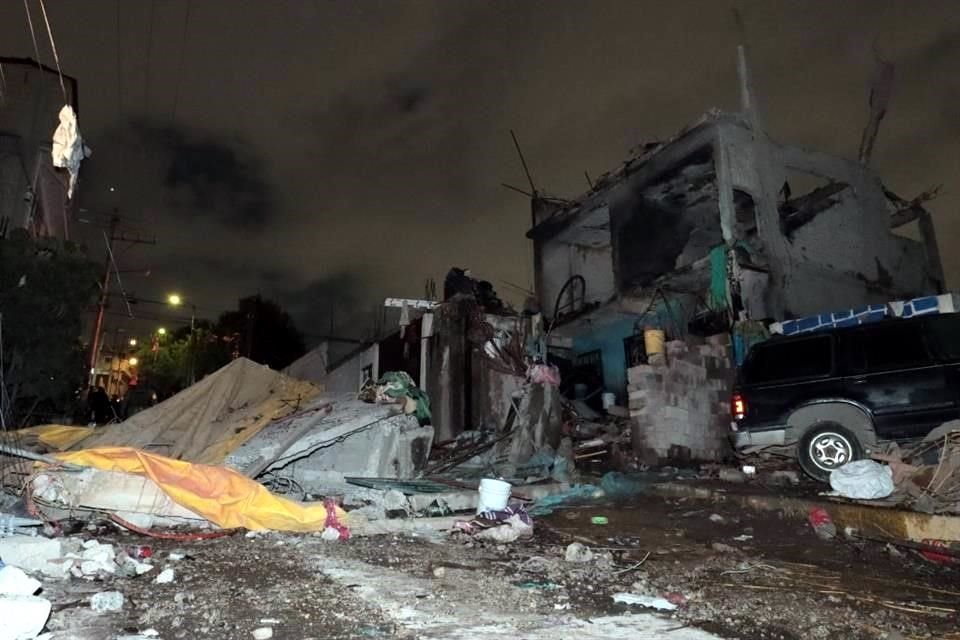 El estallido cimbró a los habitantes de la Colonia Olmedo II, en Chimalhuacán.