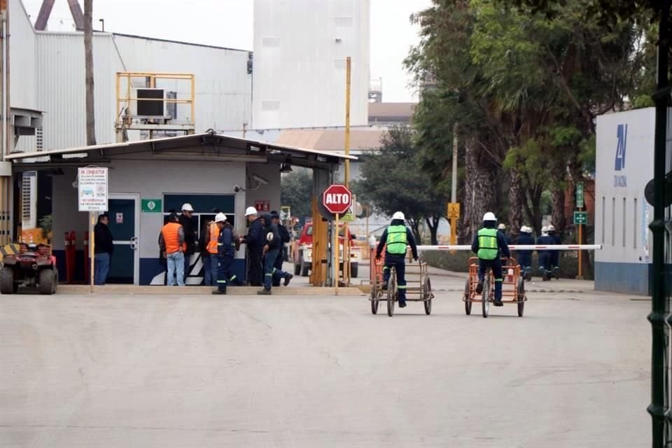 Las labores de Zinc Nacional continuaron con normalidad mientras se realizaba la inspección.