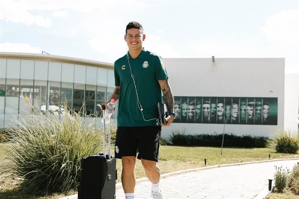 James Rodríguez viaja a Guadalajara.