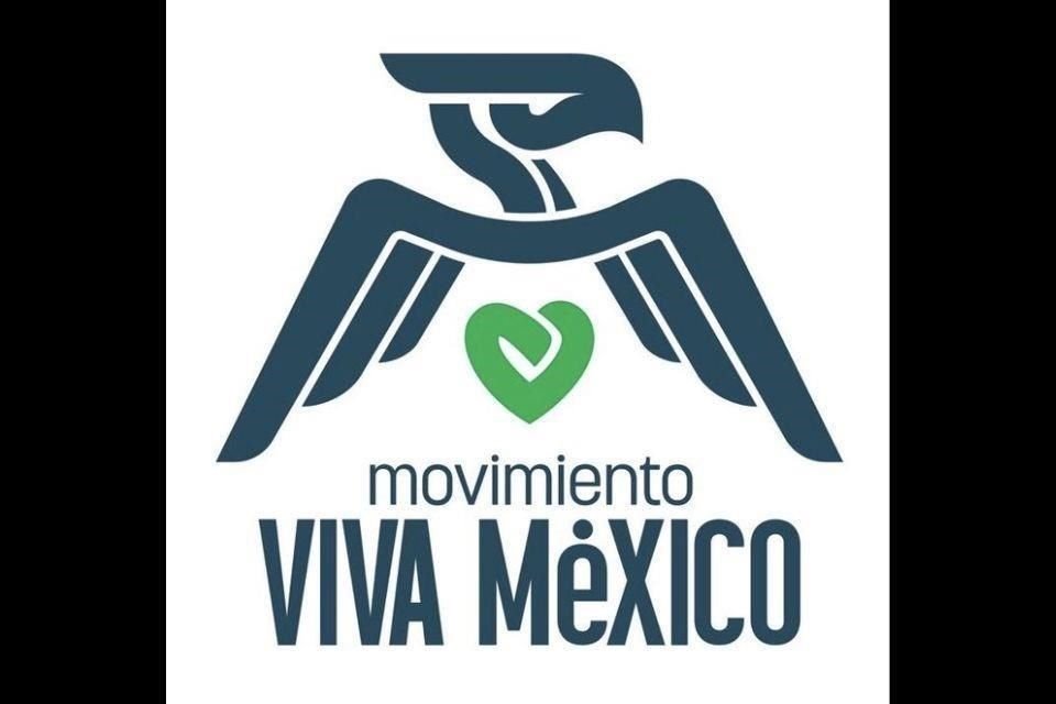 Este sería el logo del nuevo partido creado por Verástegui, llamado 'Movimiento Viva México'.