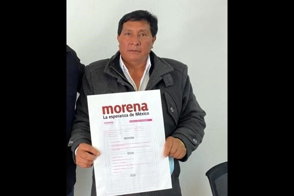 Manuel Collazo Gómez se registró en 2021 como precandidato de Morena a Diputado Federal por el distrito V con sede en San Cristóbal de las Casas.