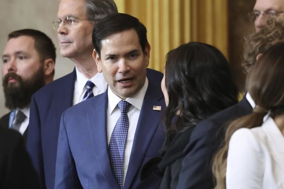 El senador Marco Rubio, durante la investidura presidencial de Donald Trump, el 20 de enero del 2025.