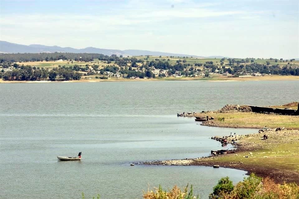 'Oficialmente inicia el ascenso del almacenamiento del Sistema Cutzamala', expuso la directora del Organismo de Cuenca Aguas del Valle de México (OCAVM), Citlalli Peraza. 