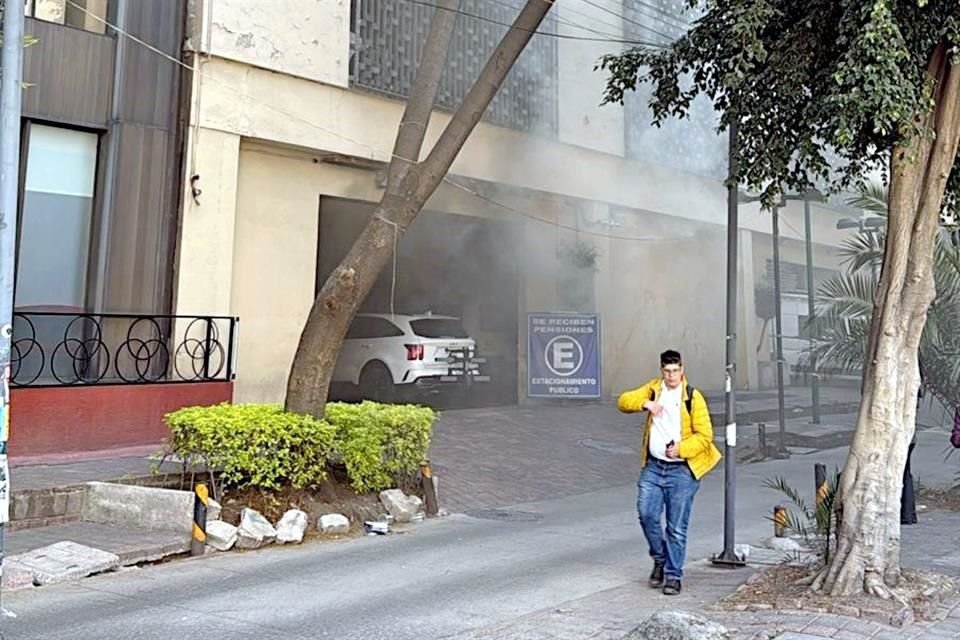 Los ocupantes del edificio se veían afectados por el siniestro.