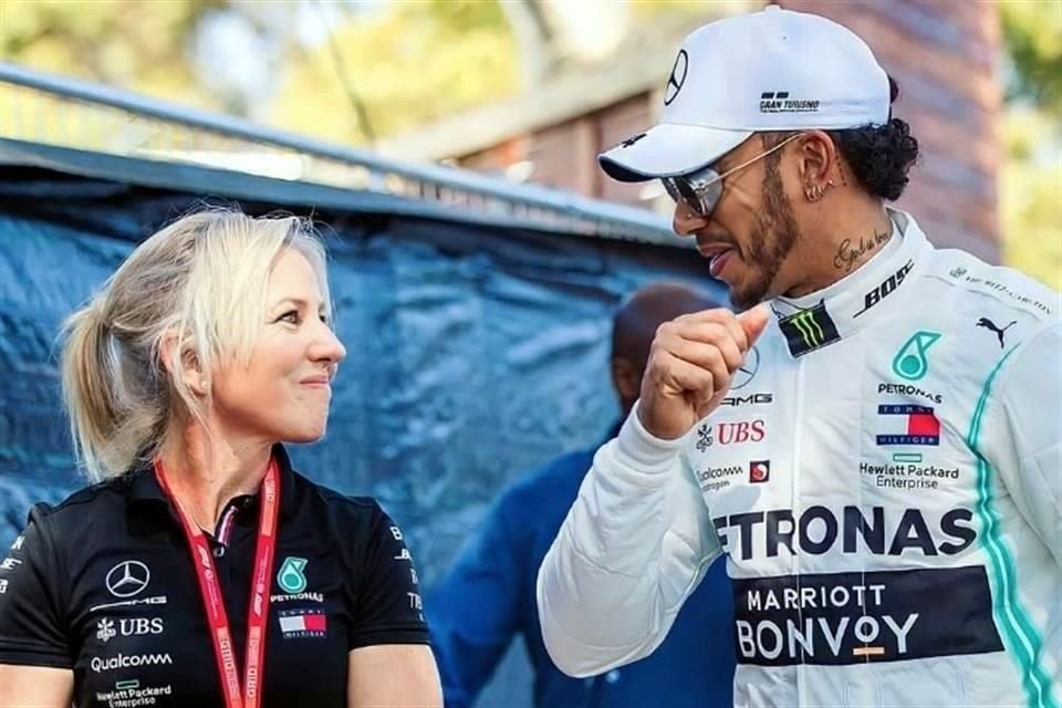 Angela Cullen regresa al equipo de Lewis Hamilton.