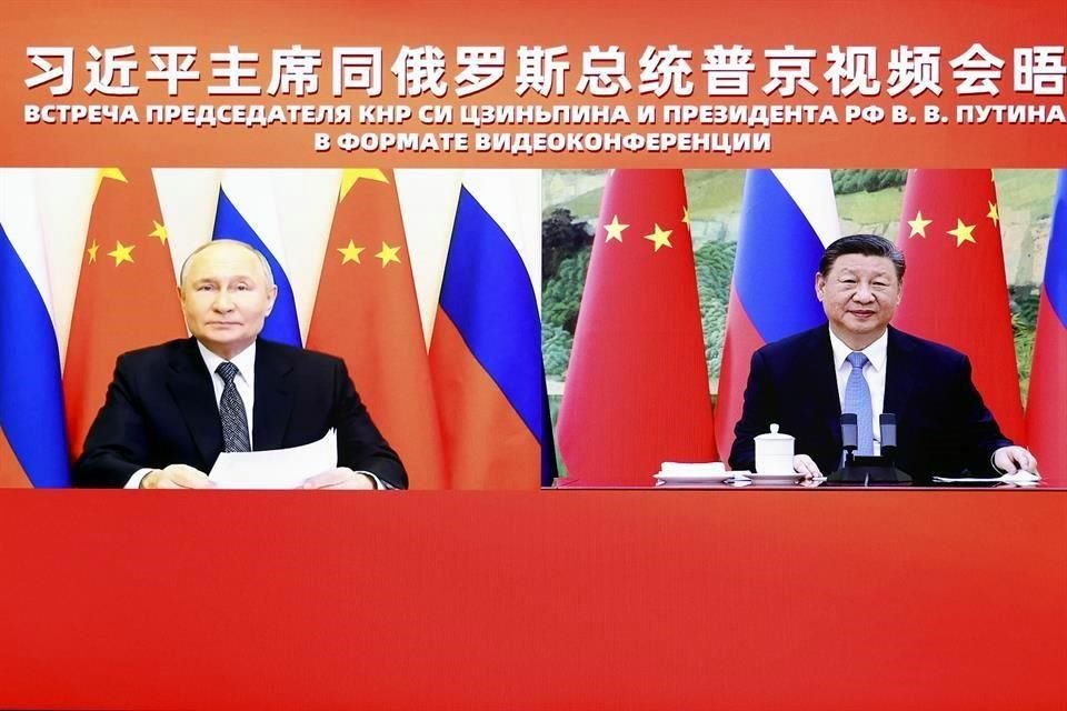 Vladimir Putin y Xi Jinping sostuvieron una llamada en la que abordaron temas como relación con Trump, guerra en Ucrania y Taiwán.