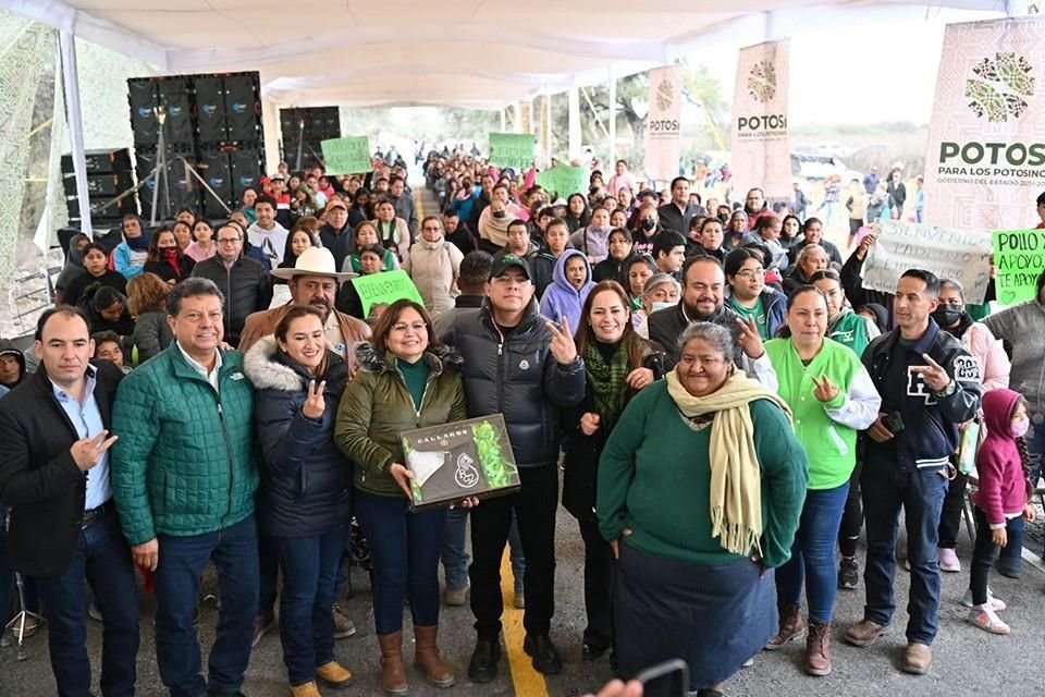 Ricardo Gallardo lleva más apoyo en movilidad a región media