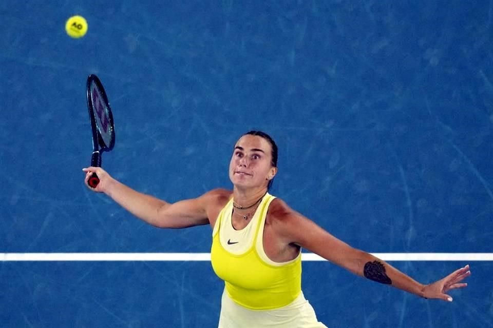 Aryna Sabalenka de Bielorrusia venció en la Semifinal a la española Paula Badosa.