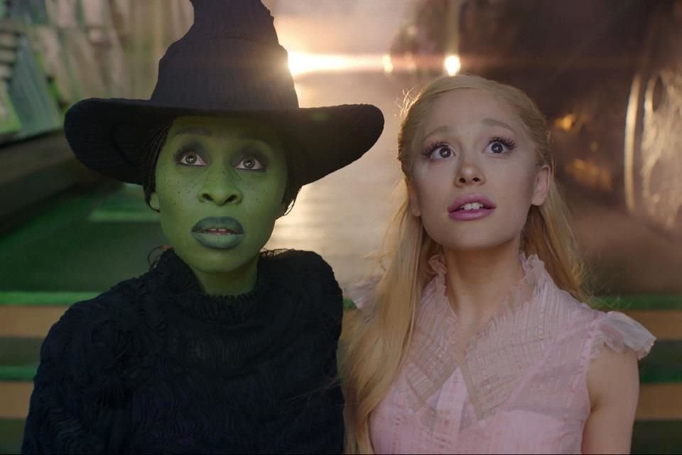 'Wicked', la adaptación del famoso musical de Broadway dirigida por Jon M. Chu, logró 11 nominaciones, incluyendo Mejor Película.