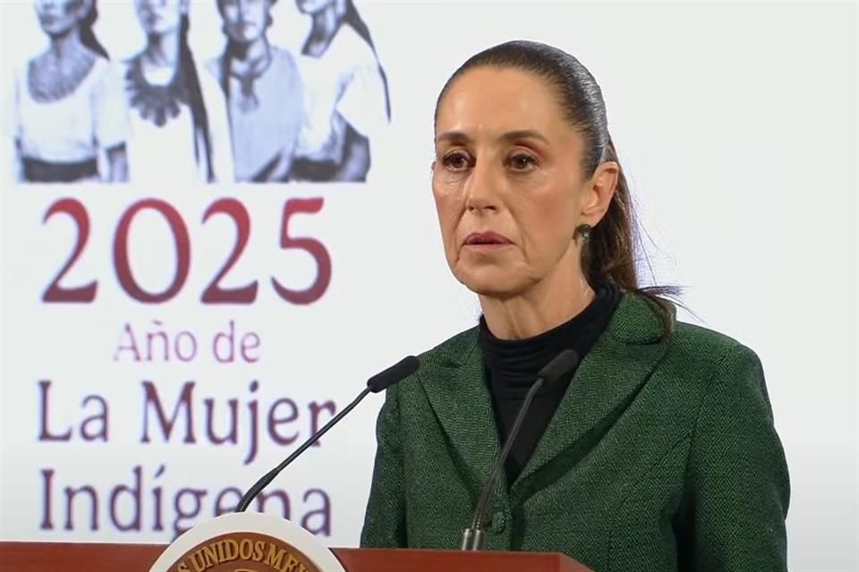 Claudia Sheinbaum, Presidenta de México.