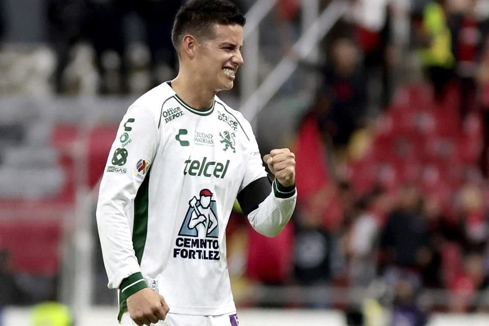 James Rodríguez revolucionó al León con su entrada de cambio en el juego frente al Atlas.