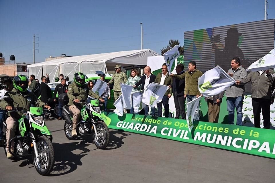 En Soledad de Graciano Sánchez arranca la primera Guardia Civil Municipal en San Luis Potosí.