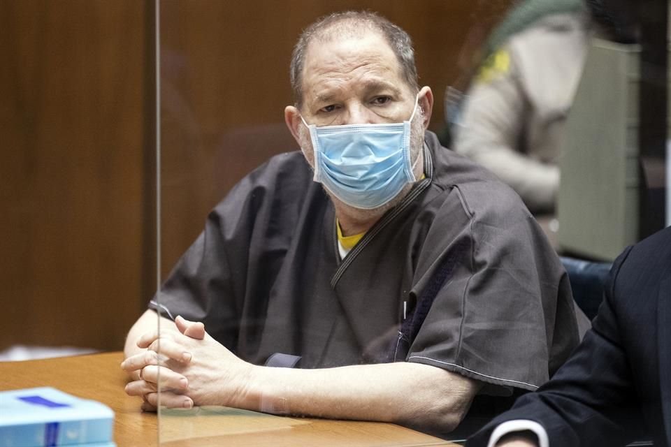 Harvey Weinstein durante su audiencia en Los Ángeles.