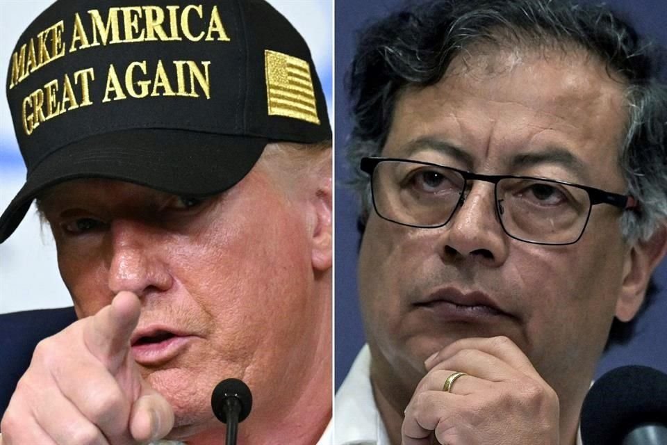 El Presidente de EU, Donald Trump, y el Mandatario de Colombia, Gustavo Petro, se enfrascaron este domingo en una dispuesta sobre migración.