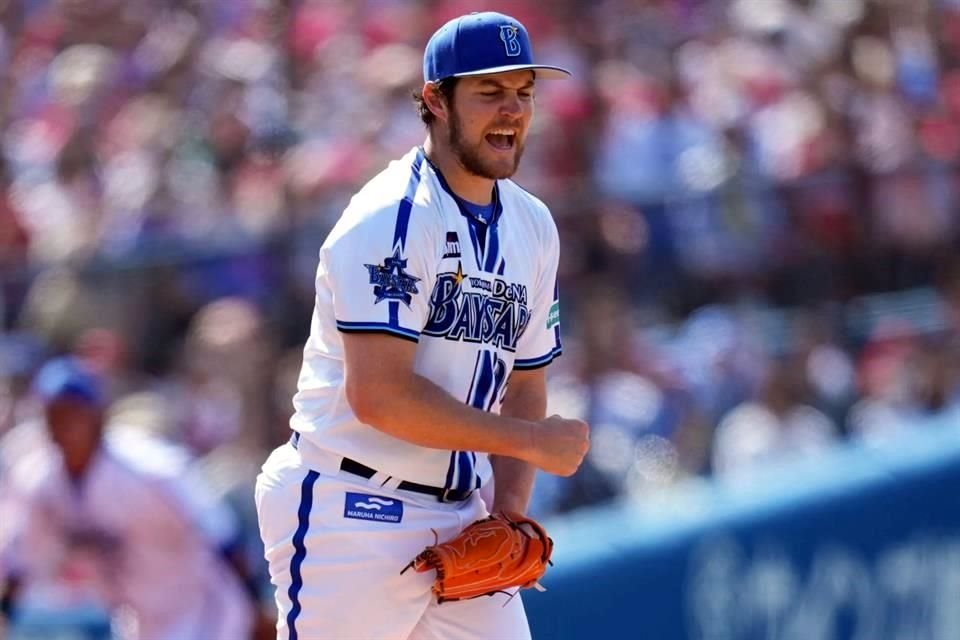 Trevor Bauer volverá a jugar en Yokohama luego de su paso en el 2023 con el equipo nipón.