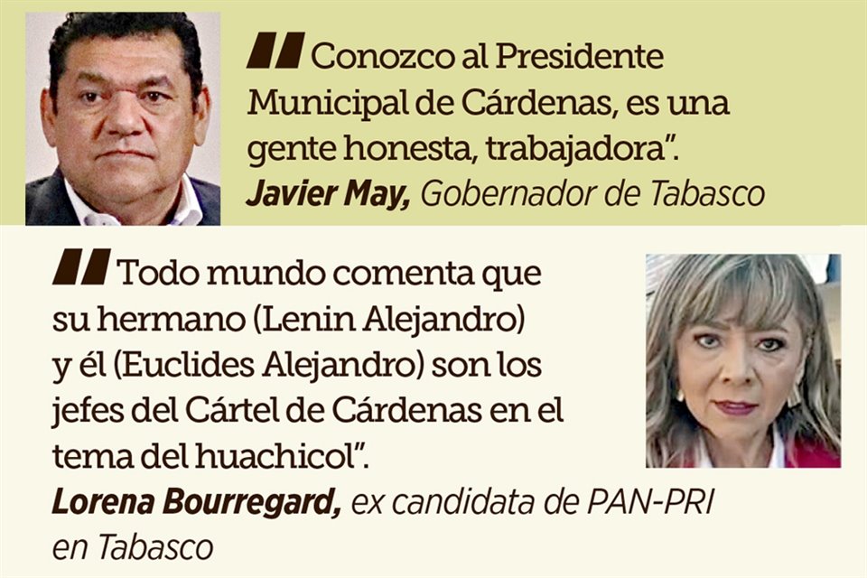 Tras acusaciones, Javier May, Gobernador de Tabasco, rechazó que Edil morenista de Cárdenas esté involucrado en robo de combustible.