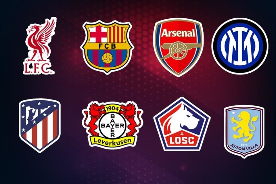 Liverpool, Barcelona, Arsenal, Inter, Atlético, Leverkusen, Lille y Aston Villa acabaron como los mejores en el nuevo formato de Champions.