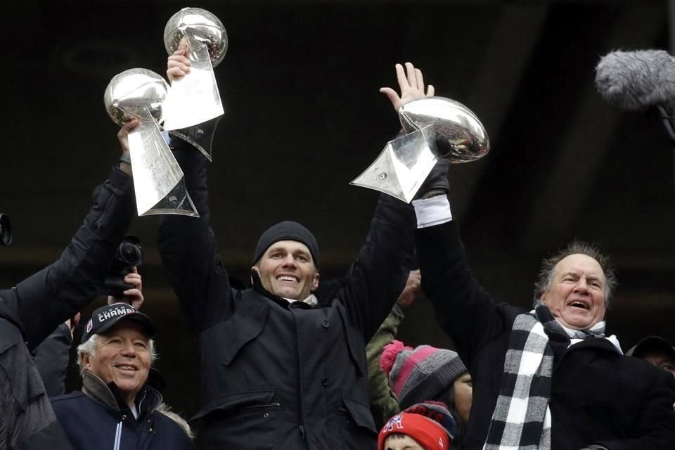 Brady ganó siete títulos en su carrera.