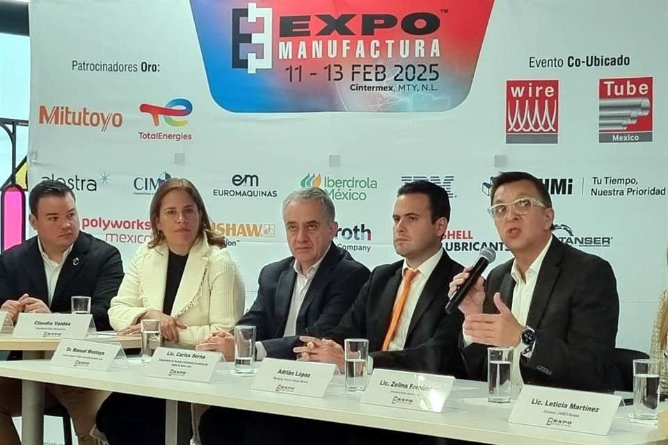 Funcionarios, organizadores del evento y representantes de organismos empresariales impulsan la agenda de negocios y vinculación que se dará en la Expo Manufactura 2025