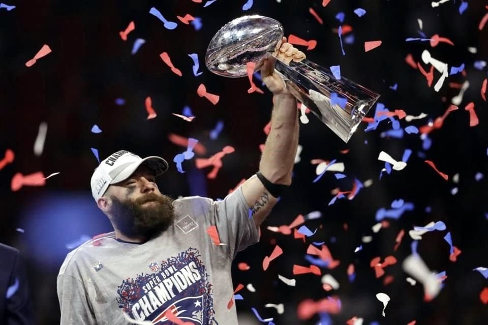 Julian Edelman fue múltiplecampeón con los Patriots.