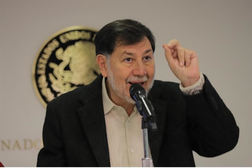 Gerardo Fernández Noroña, presidente del Senado.