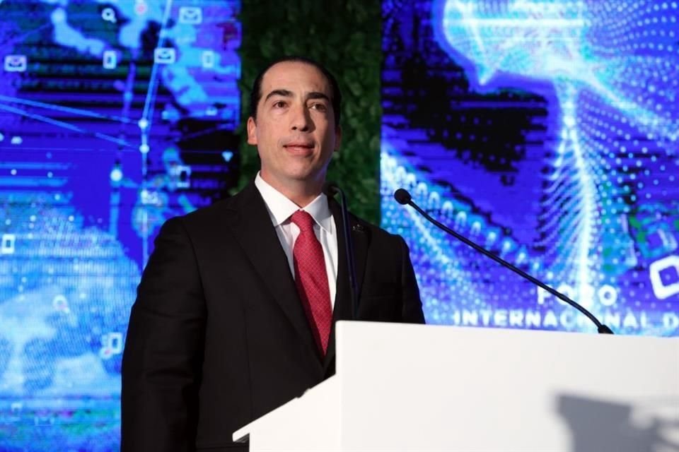 Andrés Franco Zaldívar, director del Comce Noreste, en el Foro Internacional del Comercio Exterior 2024.