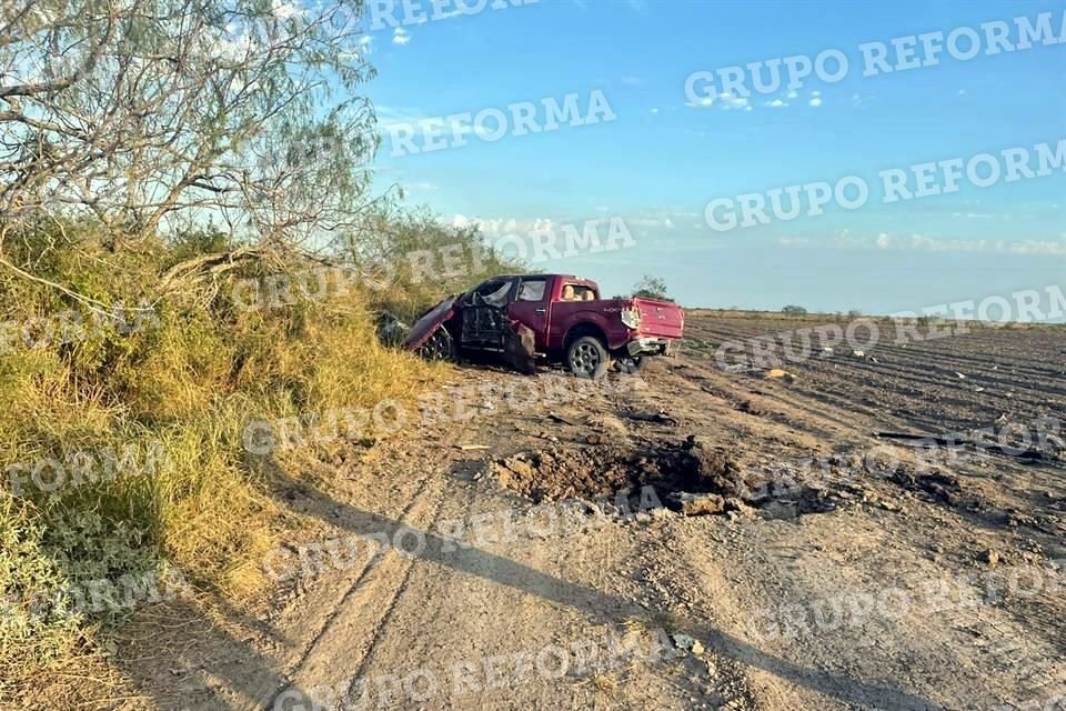 El 31 de enero dos personas perdieron la vida luego de activar una mina terrestre mientras circulaban en una camioneta por San Fernando, Tamaulipas.