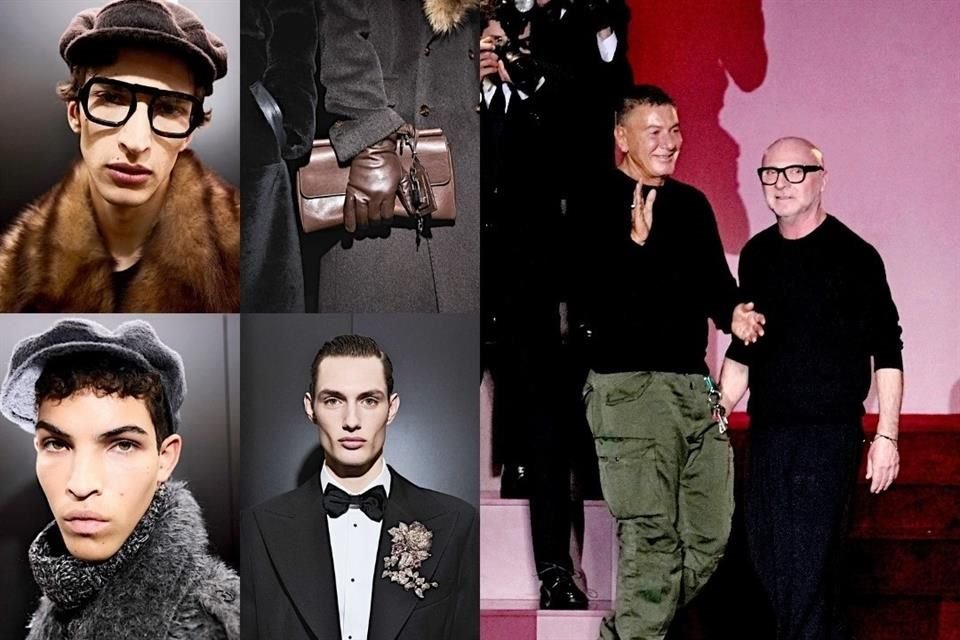 Gafas oftálmicas; arteras; boinas; broches; Stefano Gabbana y Domenico Dolce.