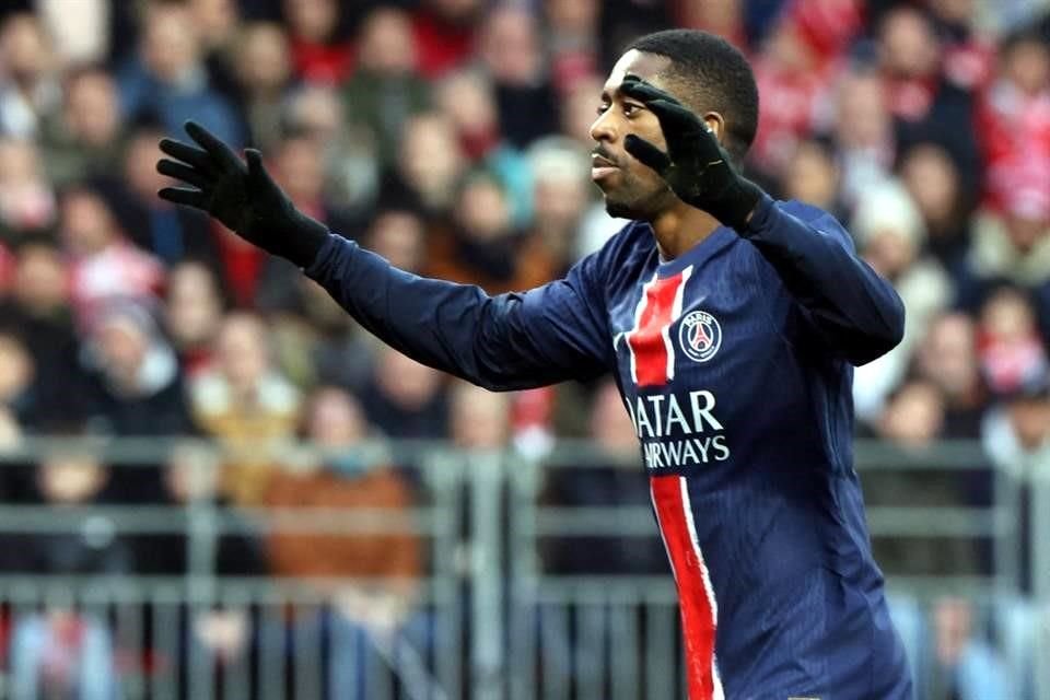 Ousmane Dembelé logró su segundo hat trick de la semana al marcar tres tantos en el juego ante Stade Brestois.